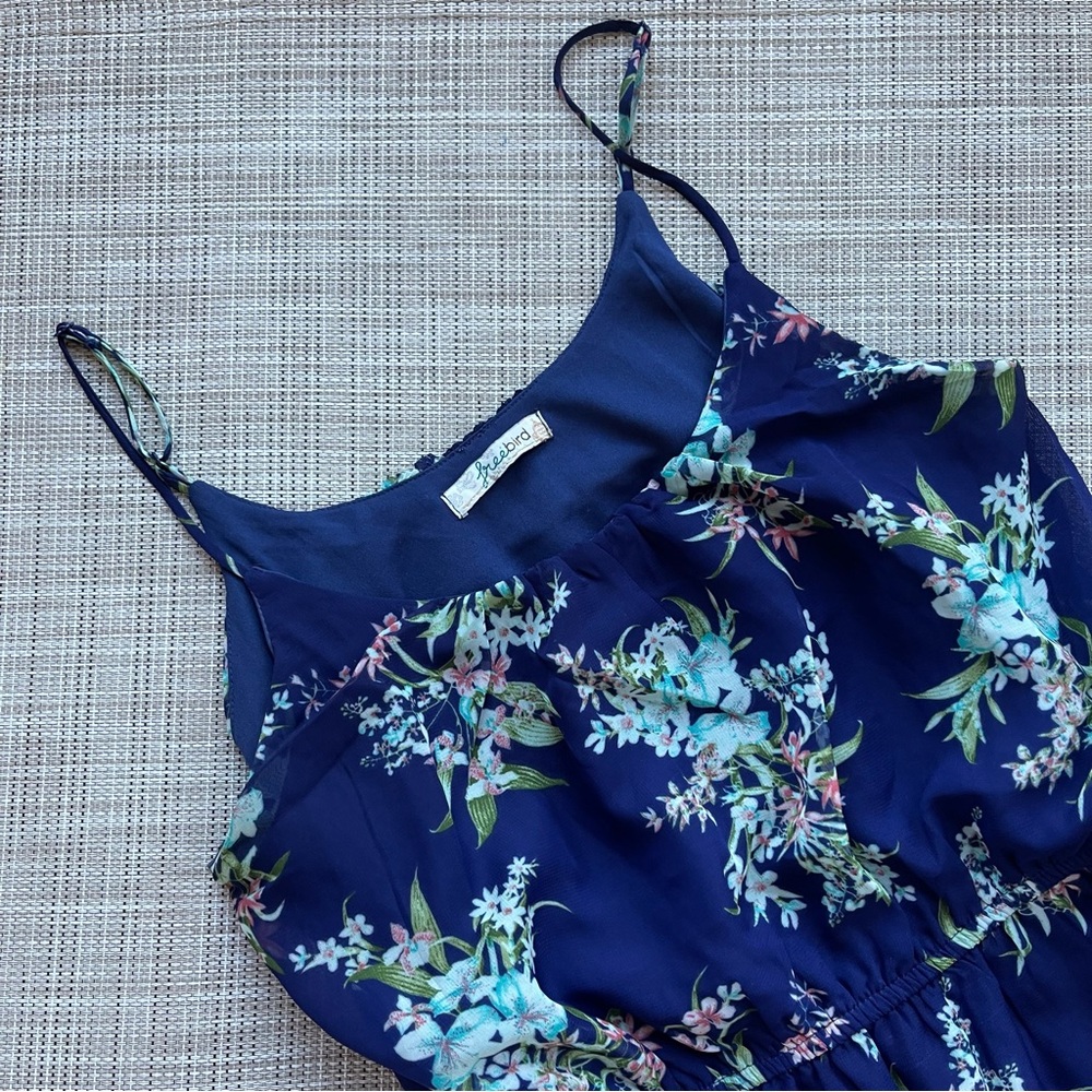 Freebird Navy Floral Dress
